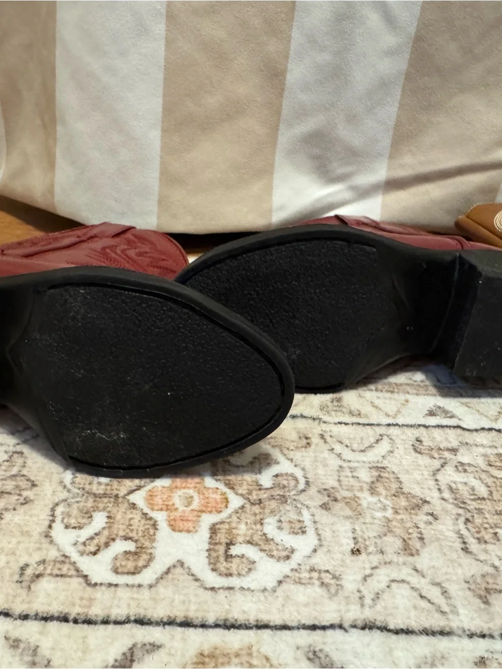 2 pairs toddler Western Cowboy Boots - Red and Brown